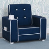 Chelsea Kids Upholstered Chair with Cup Holder, Blue - Kids Seating - 2