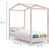 Poppy House Twin Bed, Blush Pink - Beds - 6