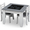 Chelsea Wood Table & Chair Set, Grey/White - Play Tables - 4 - thumbnail