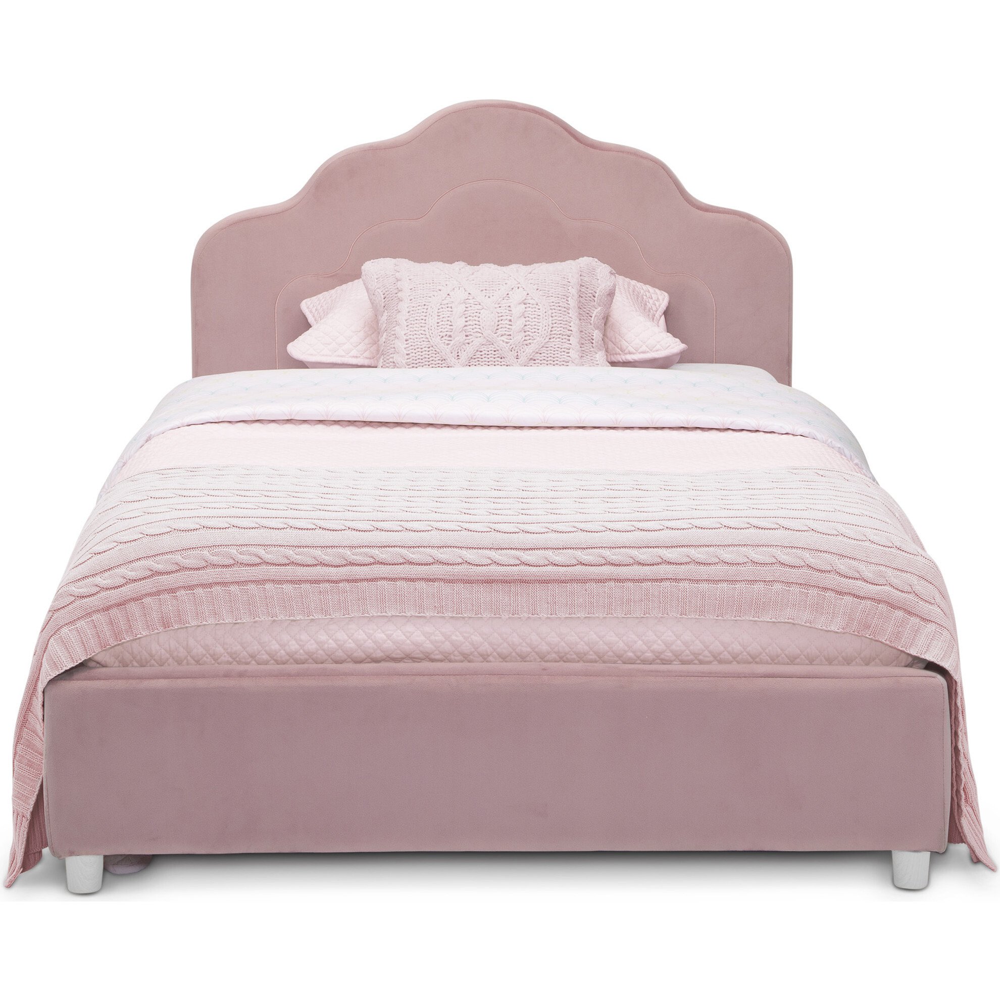 Delta upholstered twin deals bed