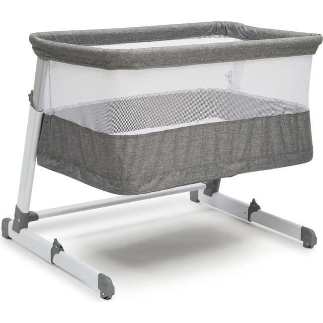 Room2Grow Newborn Bassinet to Infant Sleeper, Grey Tweed - Bassinets - 1