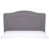 Upholstered Twin Bed, Grey - Beds - 6 - thumbnail