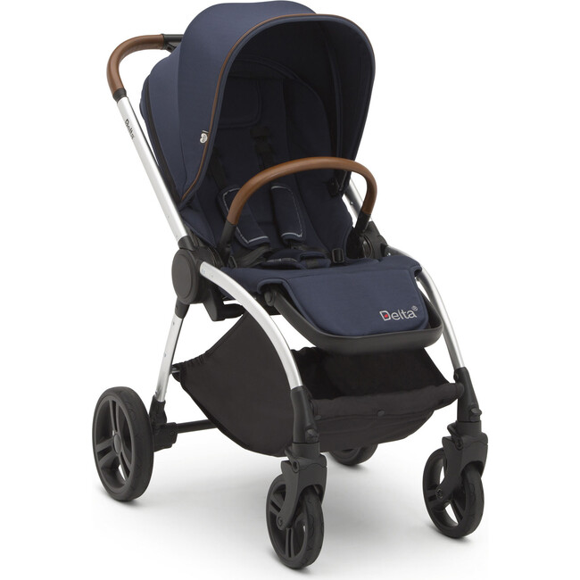 Revolve Reversible Stroller, Navy - Single Strollers - 1