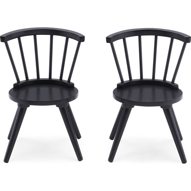Windsor Kids Wood Table & Chair Set, Midnight Grey - Play Tables - 4