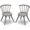 Windsor Kids Wood Table & Chair Set, Grey - Play Tables - 5