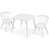 Windsor Kids Wood Table & Chair Set, Bianca White - Play Tables - 3