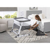 Room2Grow Newborn Bassinet to Infant Sleeper, Grey Tweed - Bassinets - 4