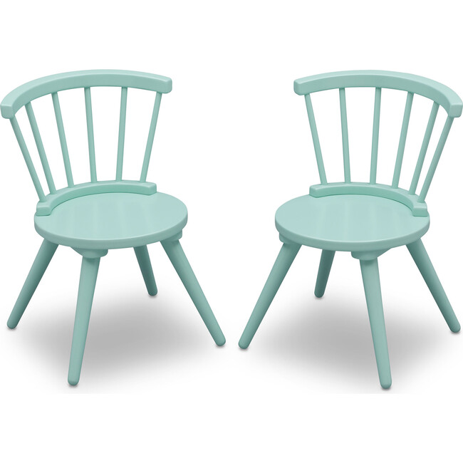 Windsor Kids Wood Table & Chair Set, Aqua - Play Tables - 5
