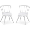 Windsor Kids Wood Table & Chair Set, Bianca White - Play Tables - 5