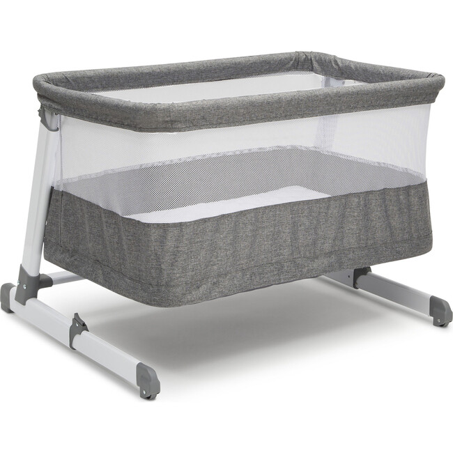 Room2Grow Newborn Bassinet to Infant Sleeper, Grey Tweed - Bassinets - 6
