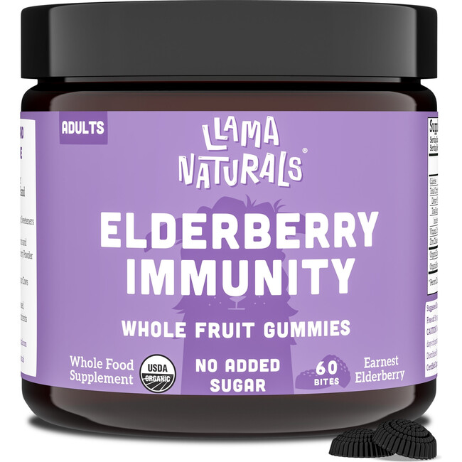 Adult Whole Fruit Elderberry Gummies, Elderberry