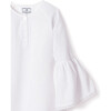 Seraphine Nightgown, White Flannel - Pajamas - 2 - thumbnail