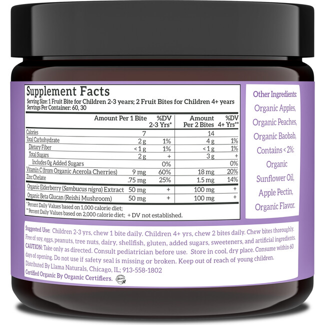 Kids Whole Fruit Elderberry Gummies, Elderberry - Supplements & Vitamins - 4
