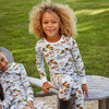 Taylor Holiday Long Sleeve Pajama Set, Winter Mushroom Village - Pajamas - 3