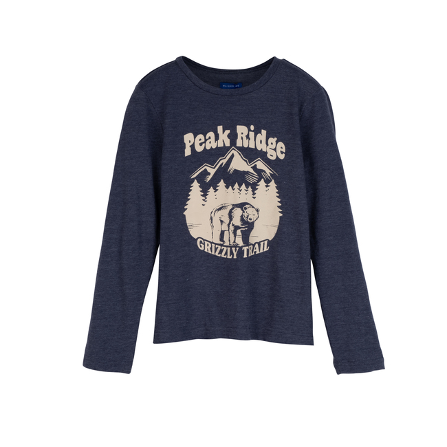 Rowan Long Sleeve Graphic Tee, Peak Ridge