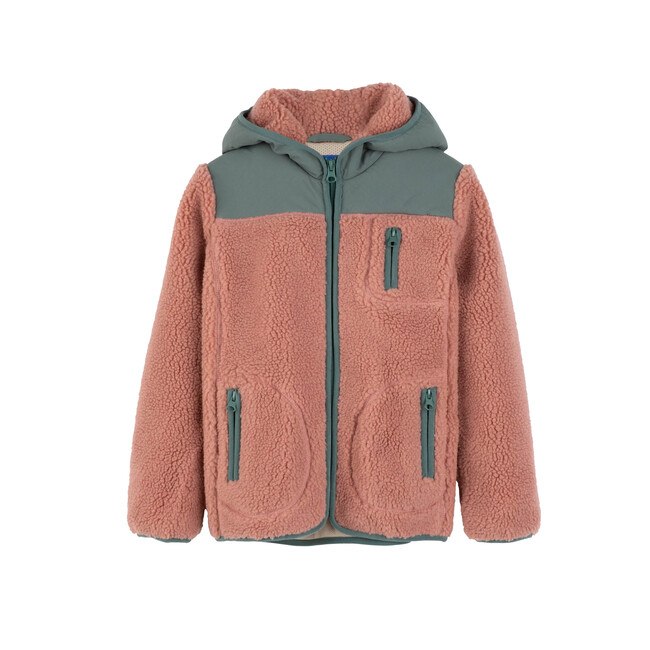 Banks Sherpa Front Jacket, Rose Multi