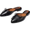 The Women's Ballet Mule, Black Nappa - Slip Ons - 1 - thumbnail