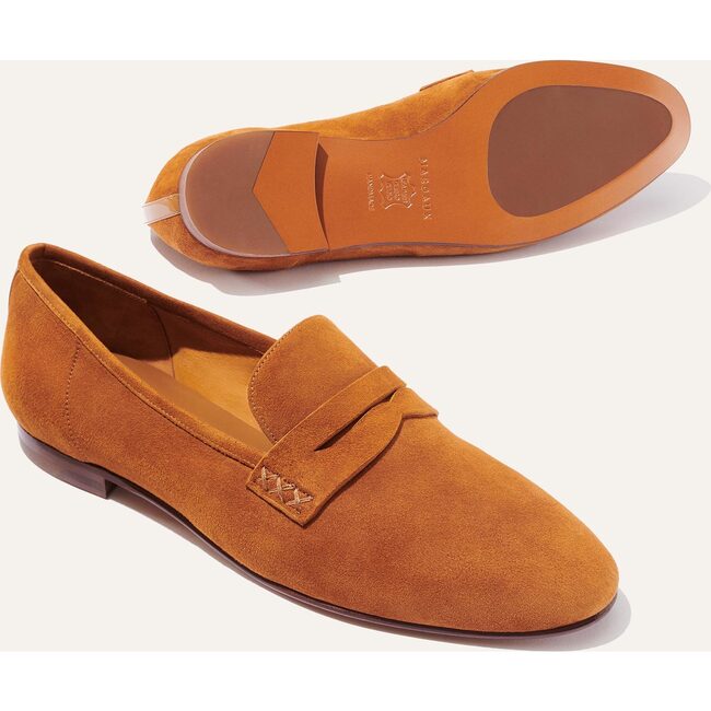 The Women's Penny, Caramel Suede - Loafers - 4