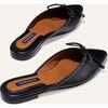 The Women's Ballet Mule, Black Nappa - Slip Ons - 4