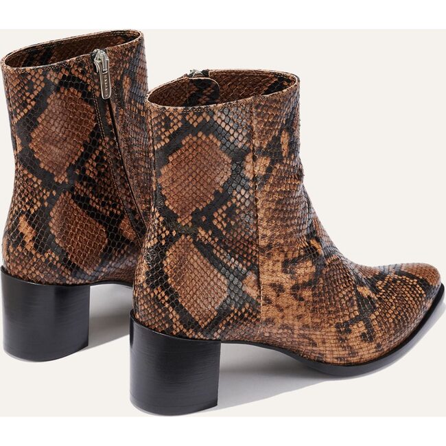 The Women's Downtown Boot, Python Embossed - Boots - 4
