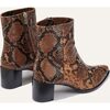 The Women's Downtown Boot, Python Embossed - Boots - 4 - thumbnail
