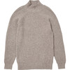 Adult Recycled Cashmere Funnel Neck Sweater - Sweaters - 1 - thumbnail