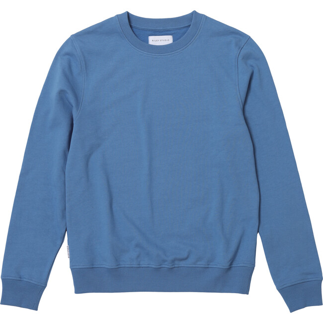 Adult Organic Cotton Sweatshirt, River Blue