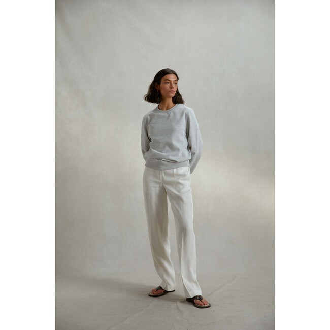 Adult Organic Cotton Sweatshirt, Pale Grey