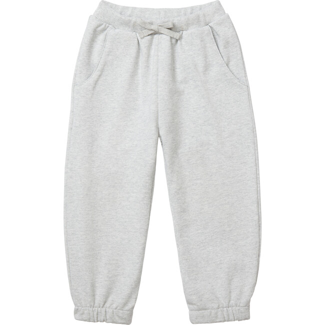 Little Classic Track Pant, Pale Grey - Sweatpants - 1