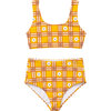Maisonette x Seaesta Surf As If Bikini Set, Floral Plaid - Two Pieces - 1 - thumbnail