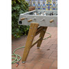 RS #3 Indoor/Outdoor Foosball Table, Stainless/Wood - Foosball Tables - 3