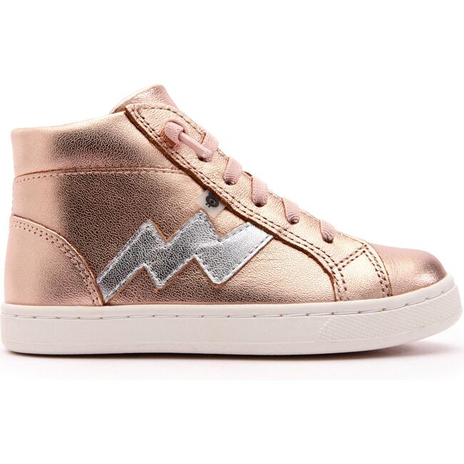 Bolty High Top Sneakers, Copper
