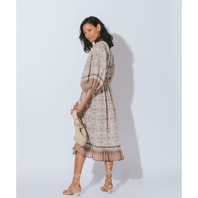 Women's Magdalena Midi Dress, Mosaic - Dresses - 5