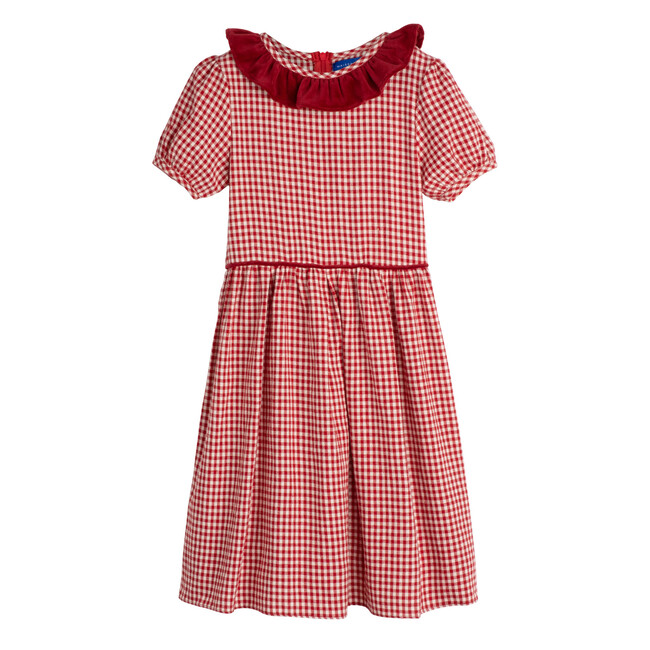 Sofia Dress, Red Plaid
