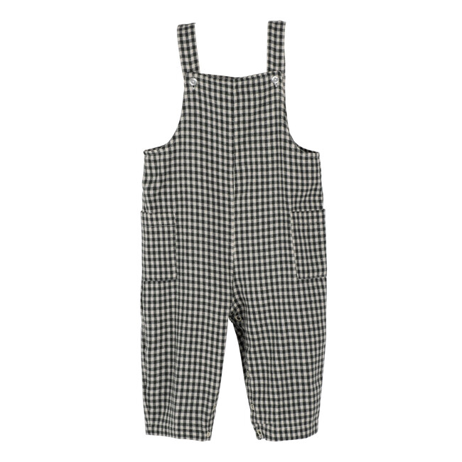 Baby Mattias Overall, Green Plaid