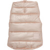 Arabella Puffer Vest, Peach - Dog Clothes - 1 - thumbnail