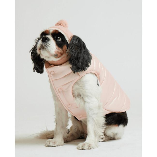 Arabella Puffer Vest, Peach - Dog Clothes - 2