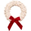 Dog Bone Wreath, Cream - Wreaths - 1 - thumbnail