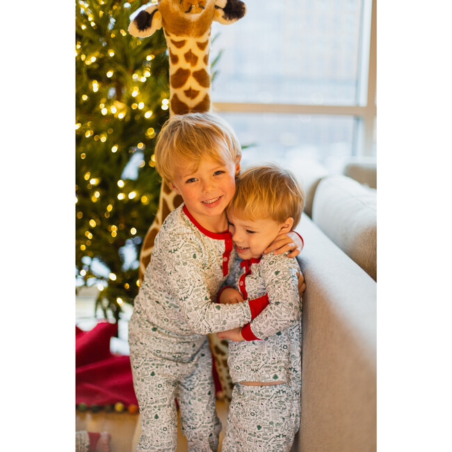 North Pole Pajama Set, Evergreen - Pajamas - 4