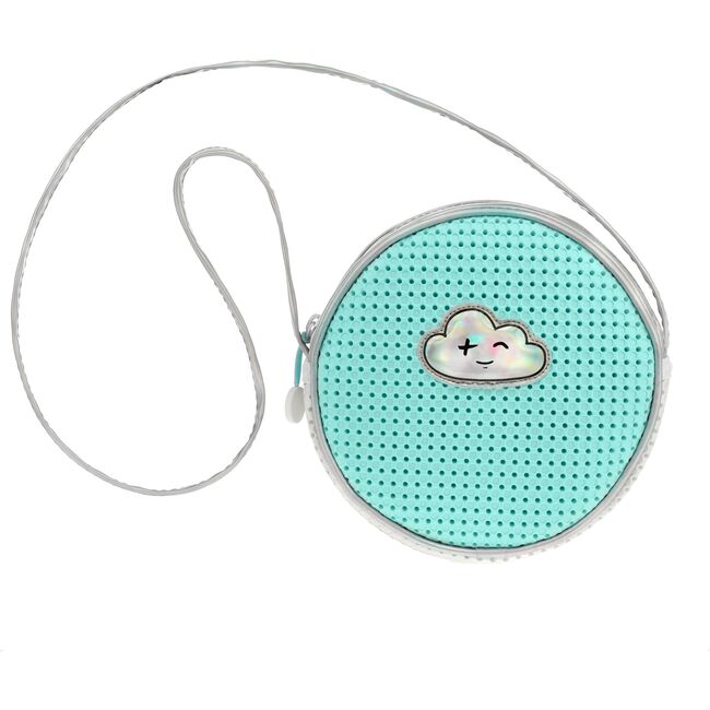 Circular Cloud Crossbody Bag, Blue - Bags - 2