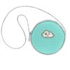 Circular Cloud Crossbody Bag, Blue - Bags - 2