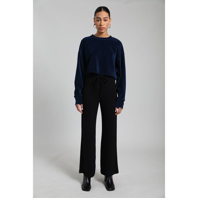 Women's Sophie Crop Sweatshirt, Royal Navy - Sweatshirts - 2