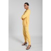 Women's Zoe V Neck Polo, Yellow - Sweaters - 4