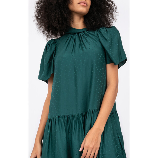 Women's Rosie Dress, Bottle Green - Dresses - 5
