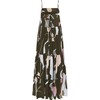 Women's Violet Tiered Dress, Olive Arcadian Oasis Print - Dresses - 4