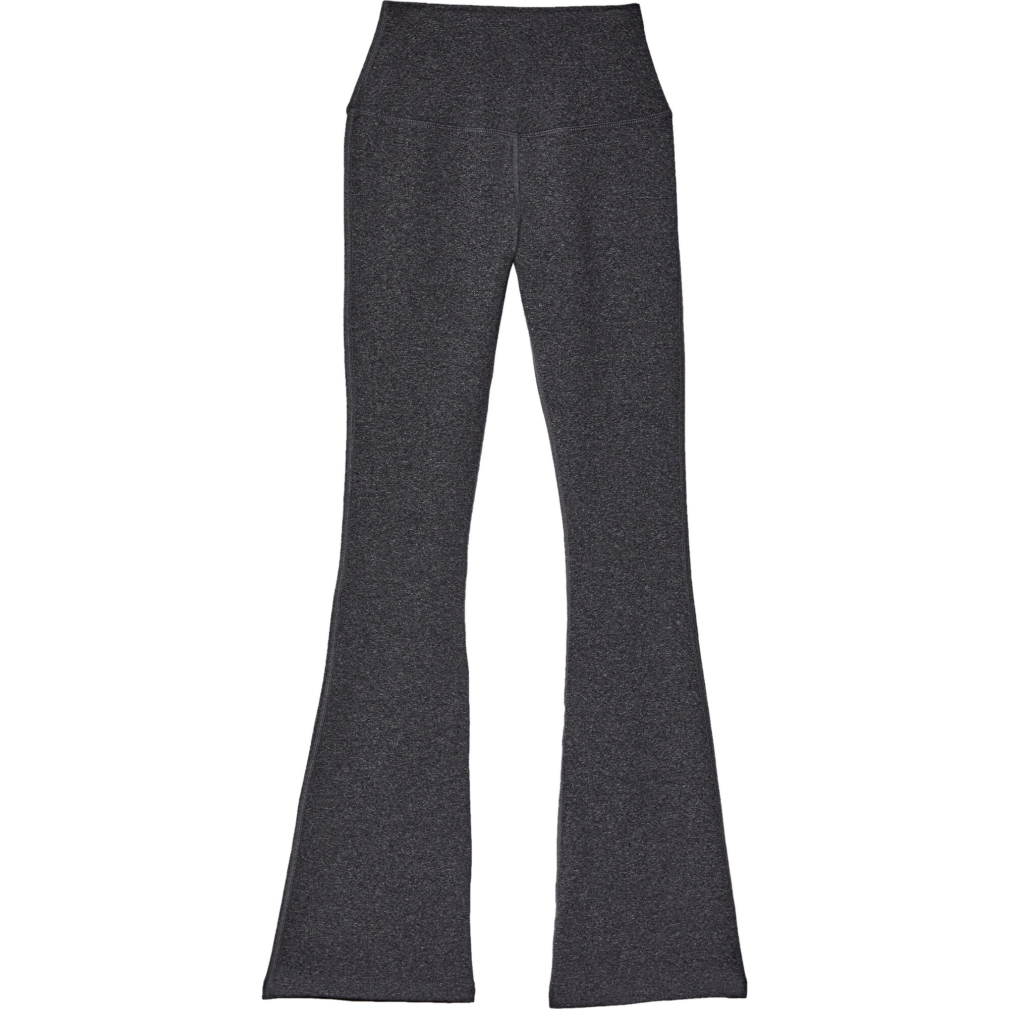 Women's Raquel High Waist Flared Legging, Heather Grey - Leggings - 1