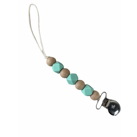 Petite Maya Pacifier & Toy Clip, Mint