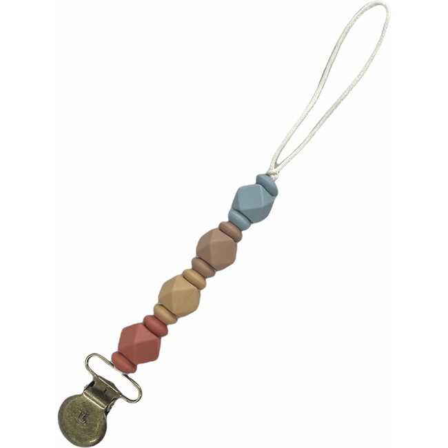 Petite Jewel Pacifier & Toy Clip, Autumn Glaze