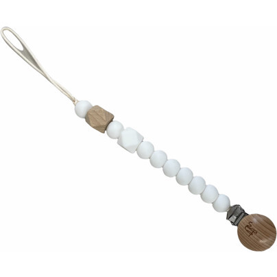 Grande Jolie Pacifier & Toy Clip, Cotton