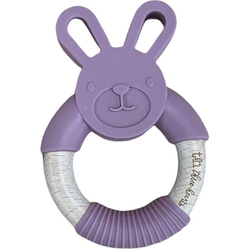 Bunny Teether, Mauve - Teethers - 1